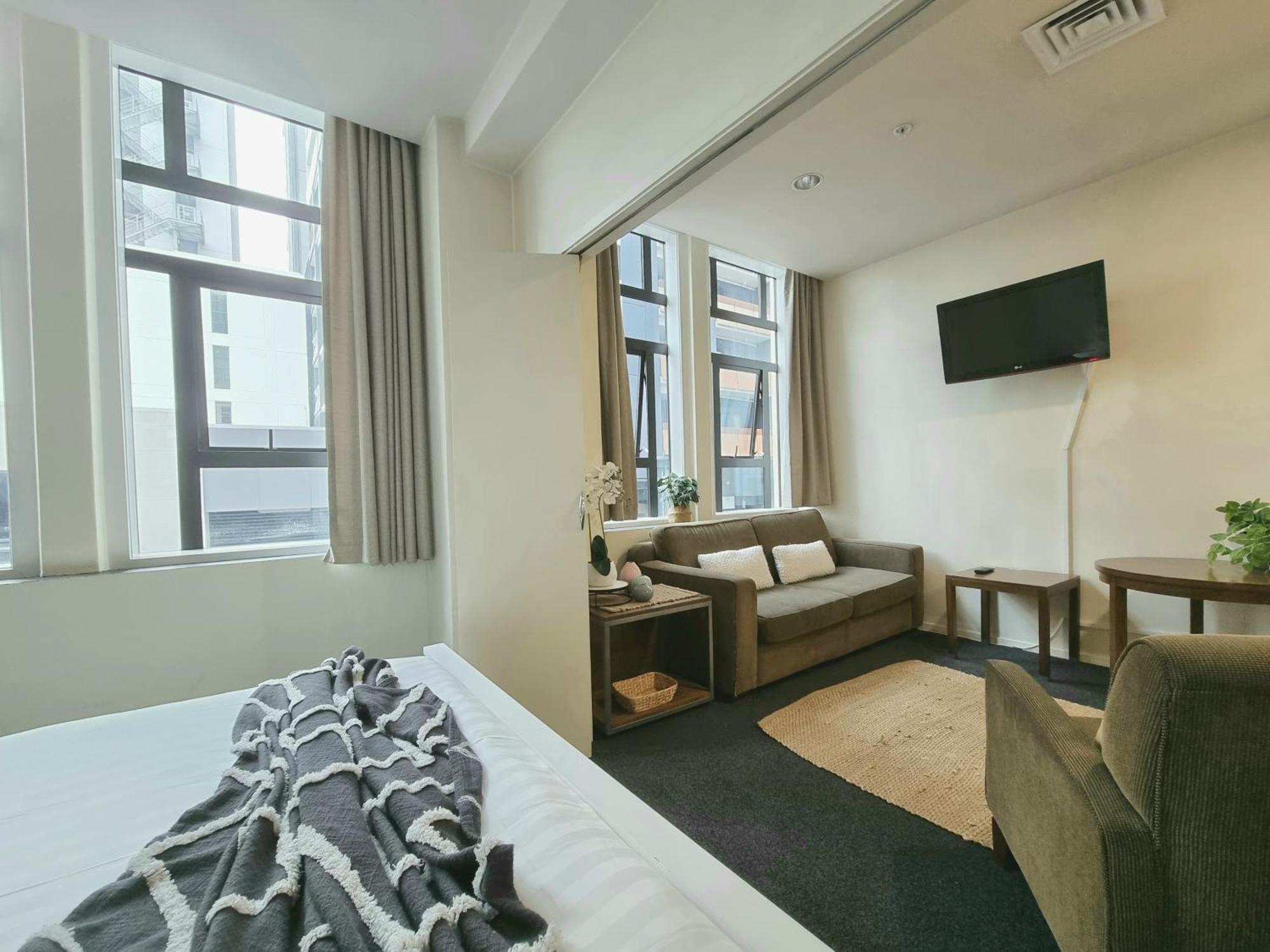 Urban Deco Apartment On Queen Street Auckland Pokoj fotografie